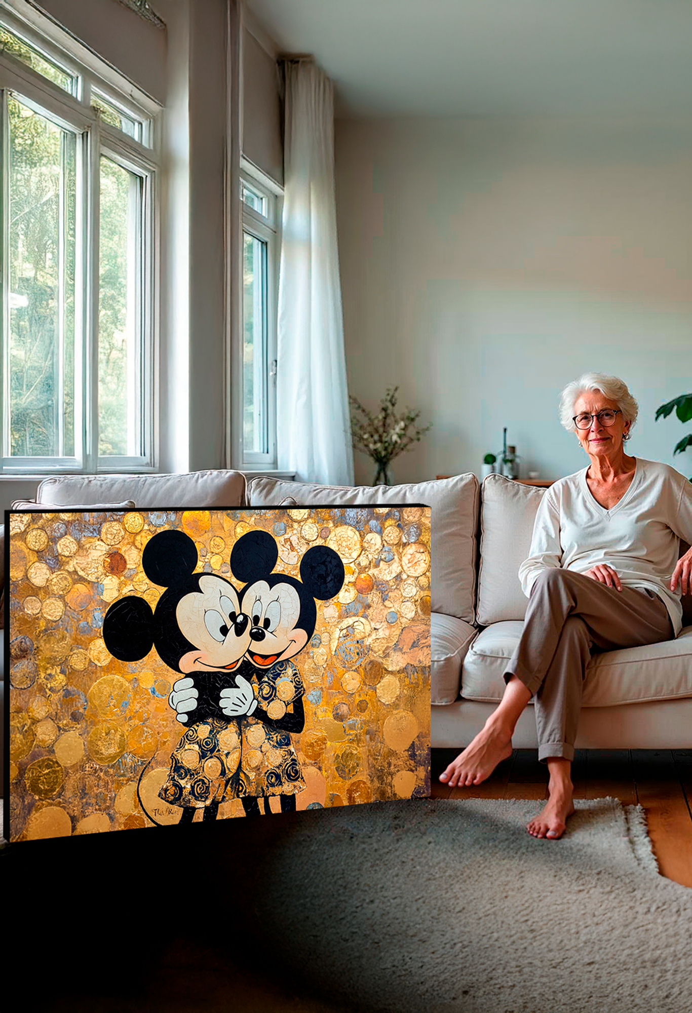 Auftragsarbeit Kuns Klimt Mickey