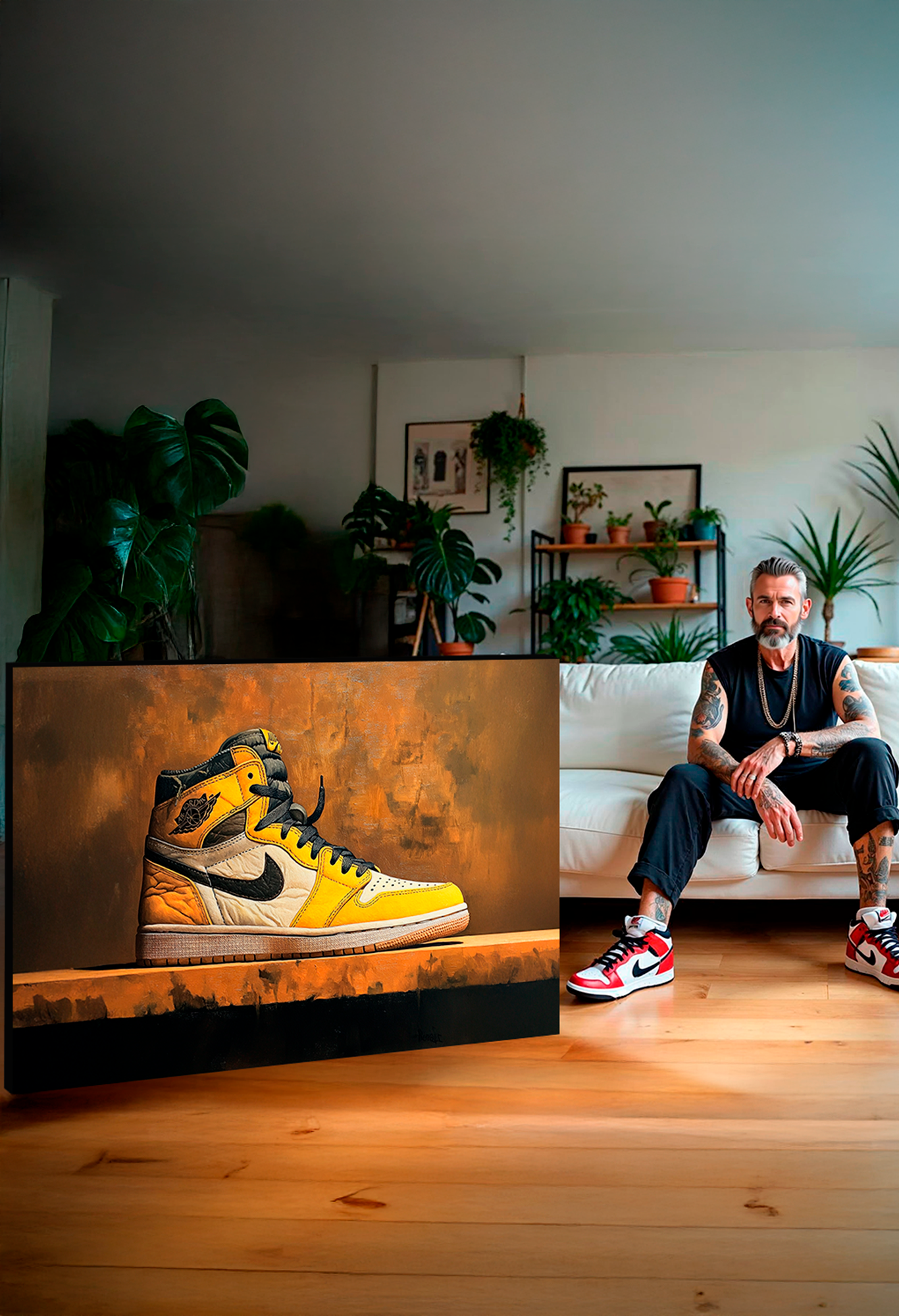 Aufragsarbeit Kust Sneaker