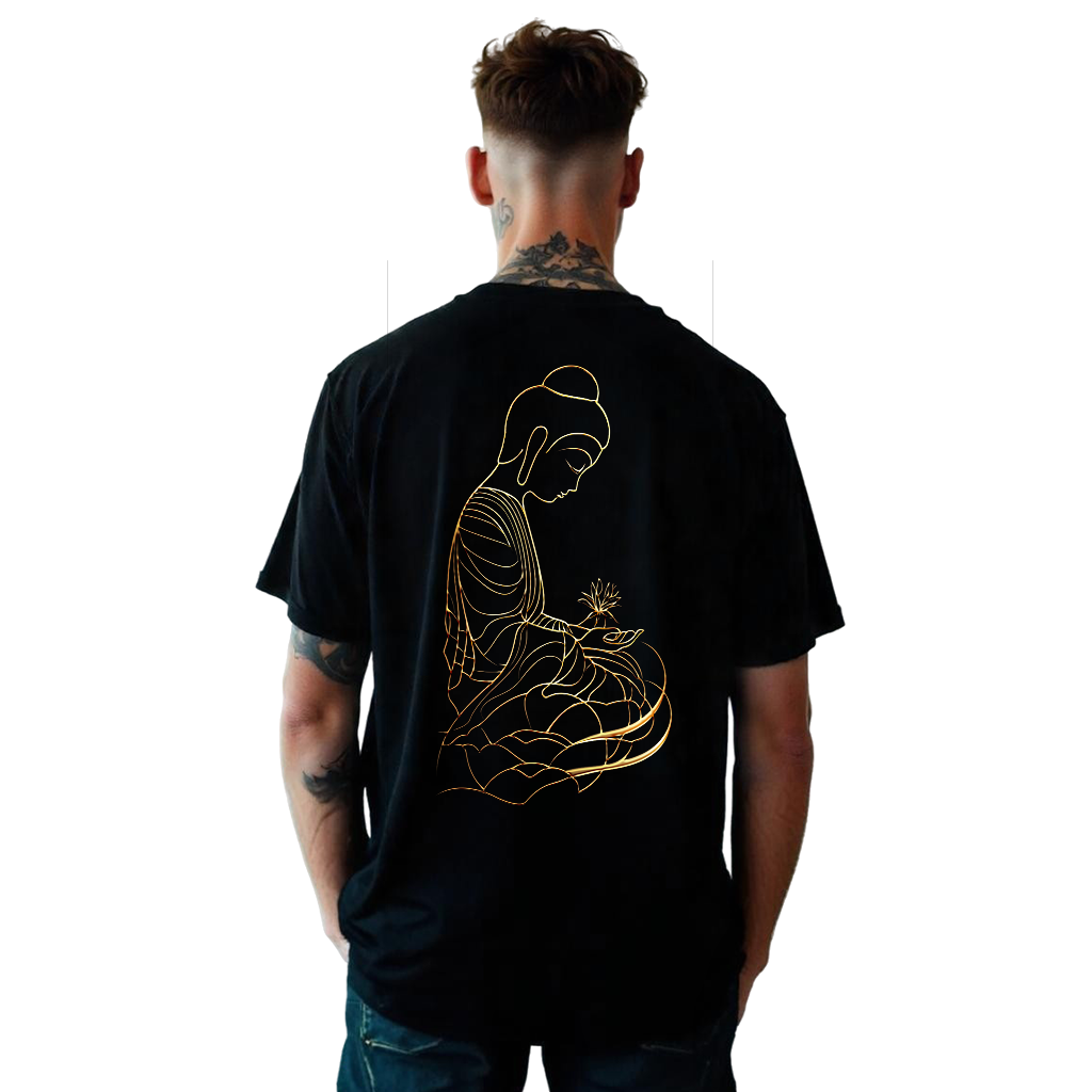 Golden Buddha T shirt