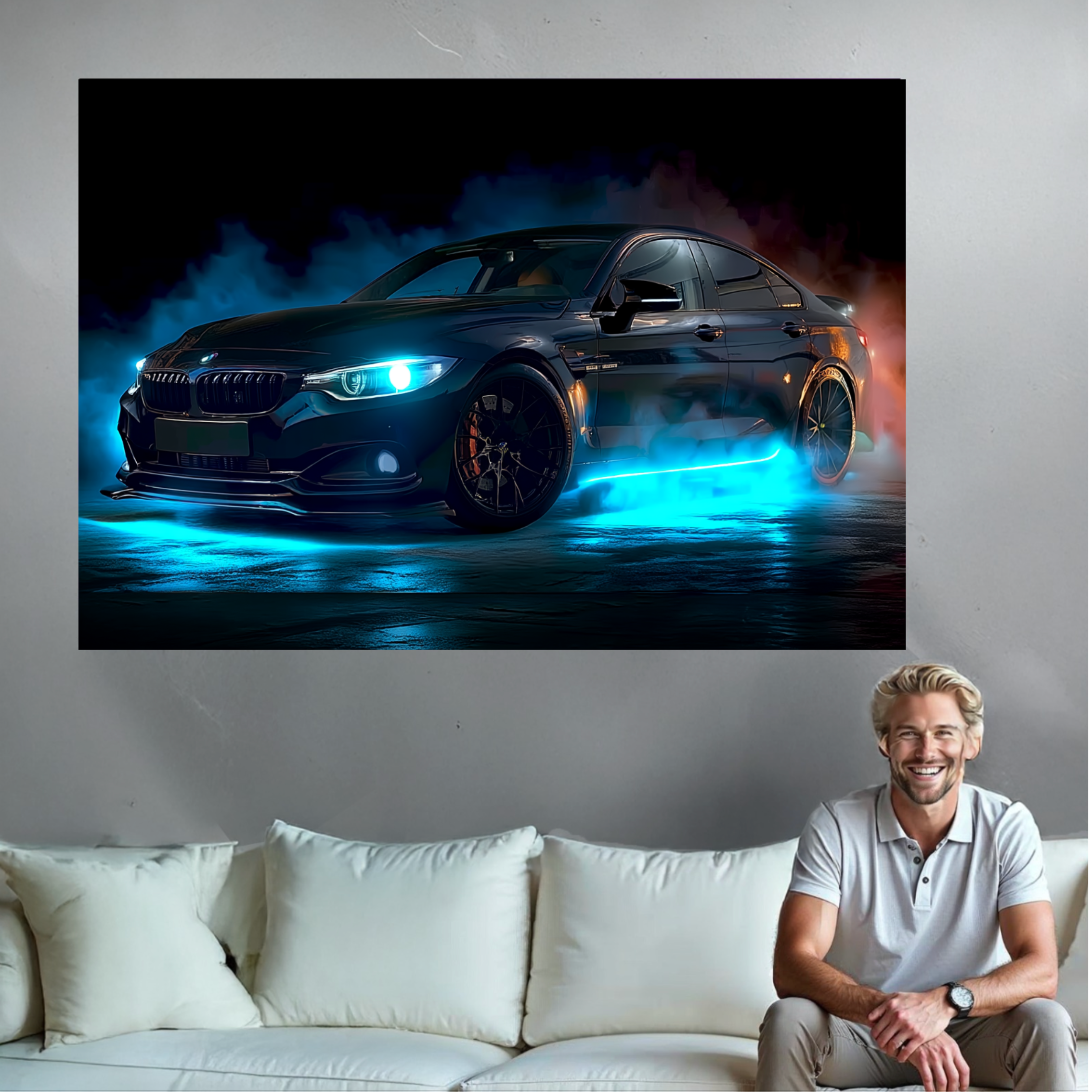 LED-Personalisierte Auto-Leinwand