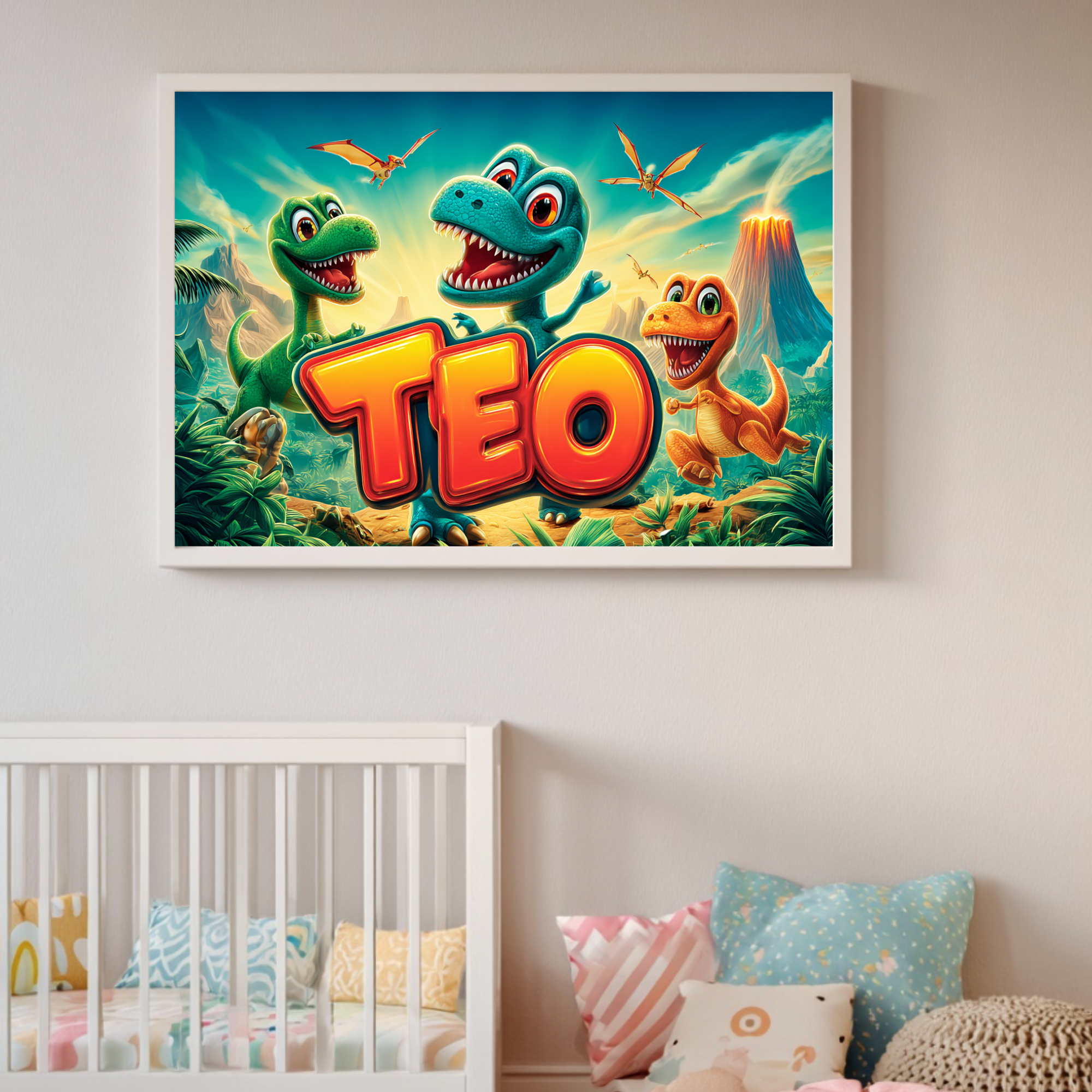 Kunst für Kinds | Bild mit Name im Graffitistyle