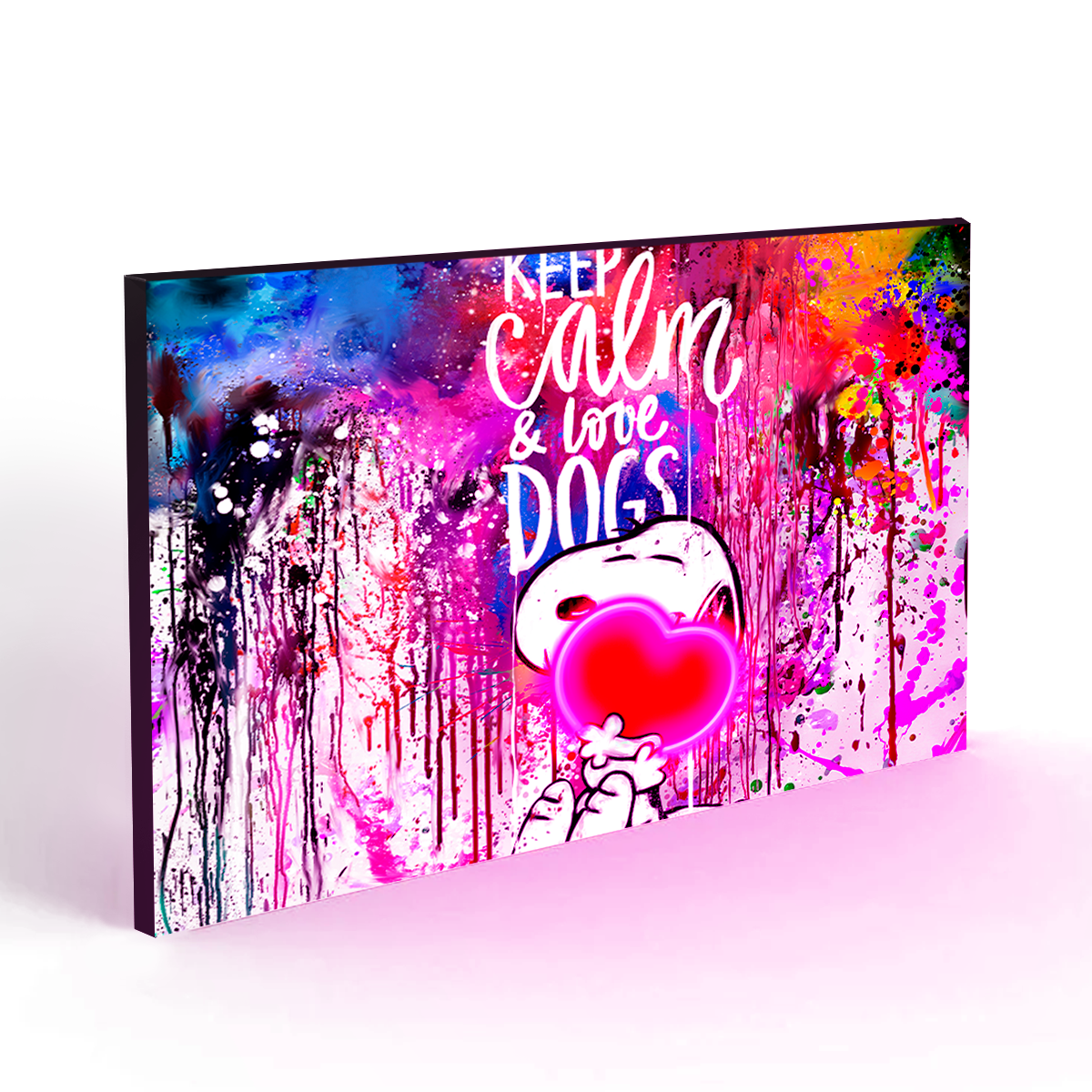 Freestanding Artworks Led Snoopy LED