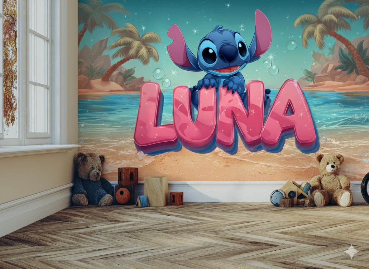 Graffiti Tapete-Kinderzimmer