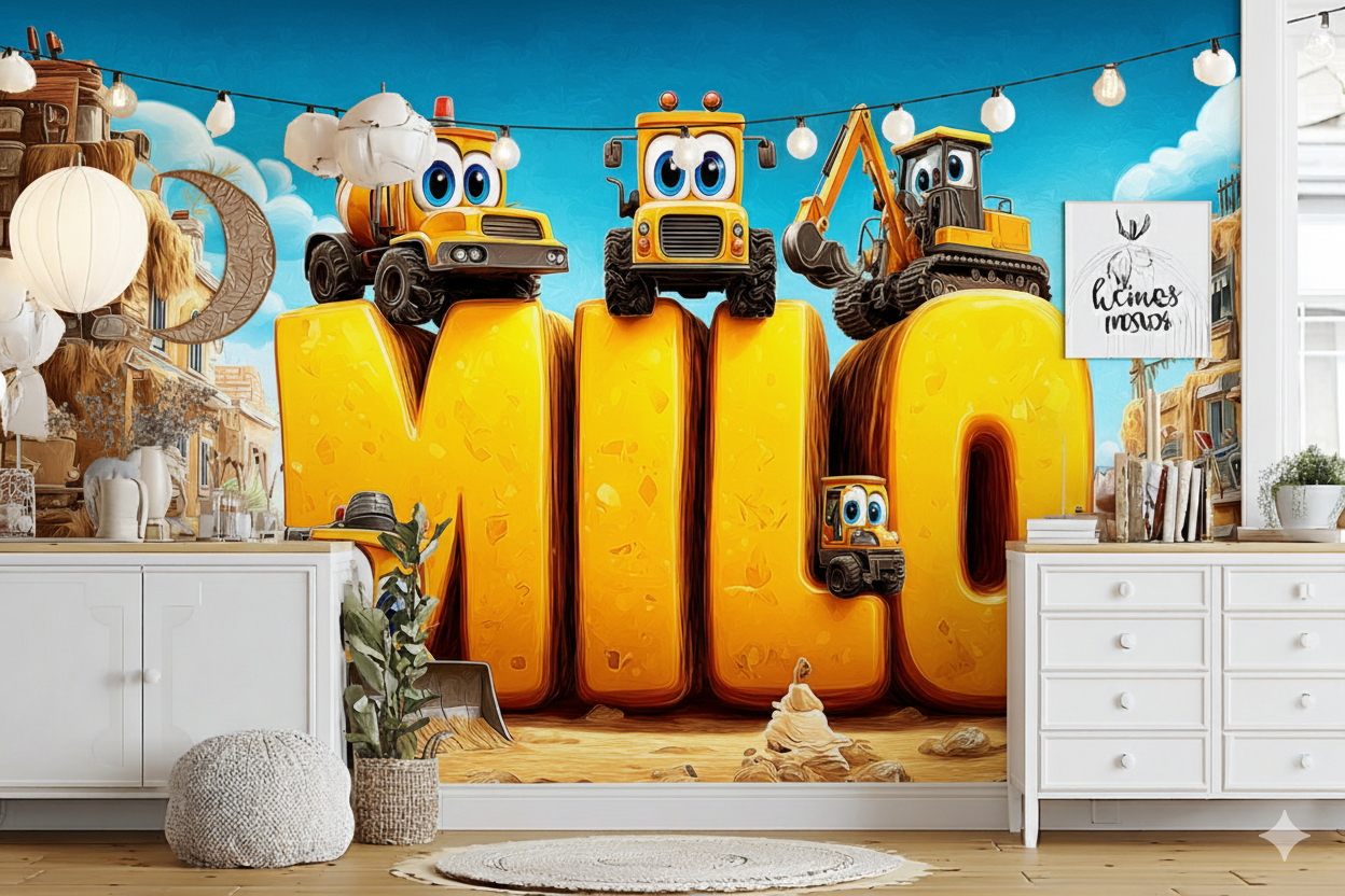 Personalisiertes Kindergraffiti