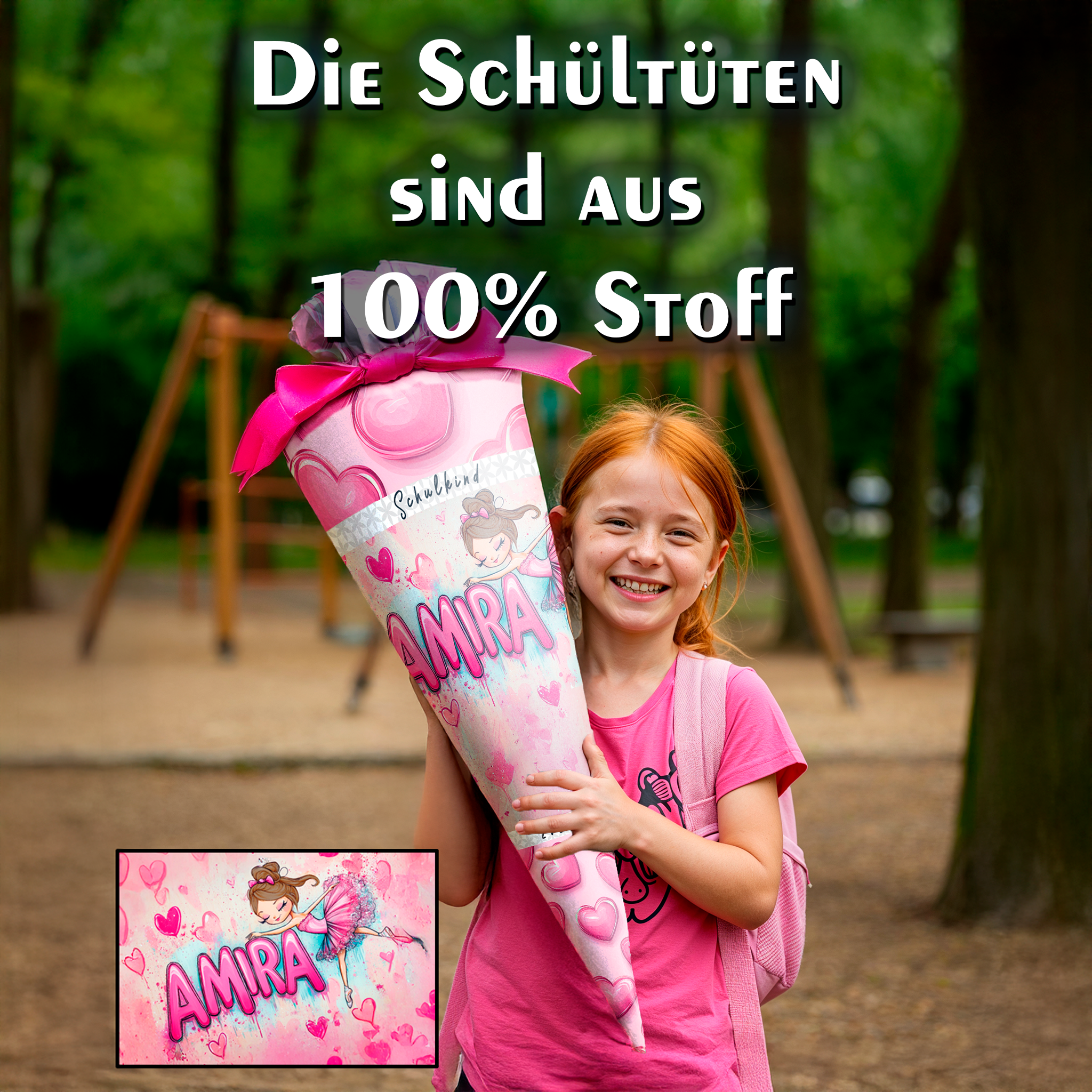 Personaliserte Schultüte Prinzessin