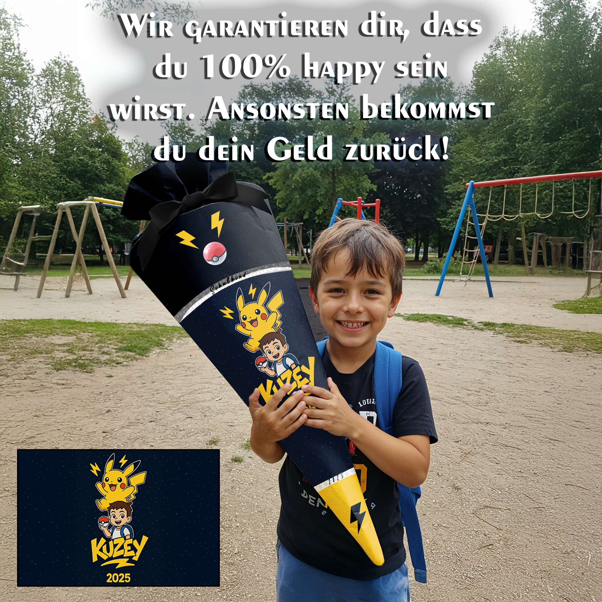 Personalisierte Schultüte mit Namen