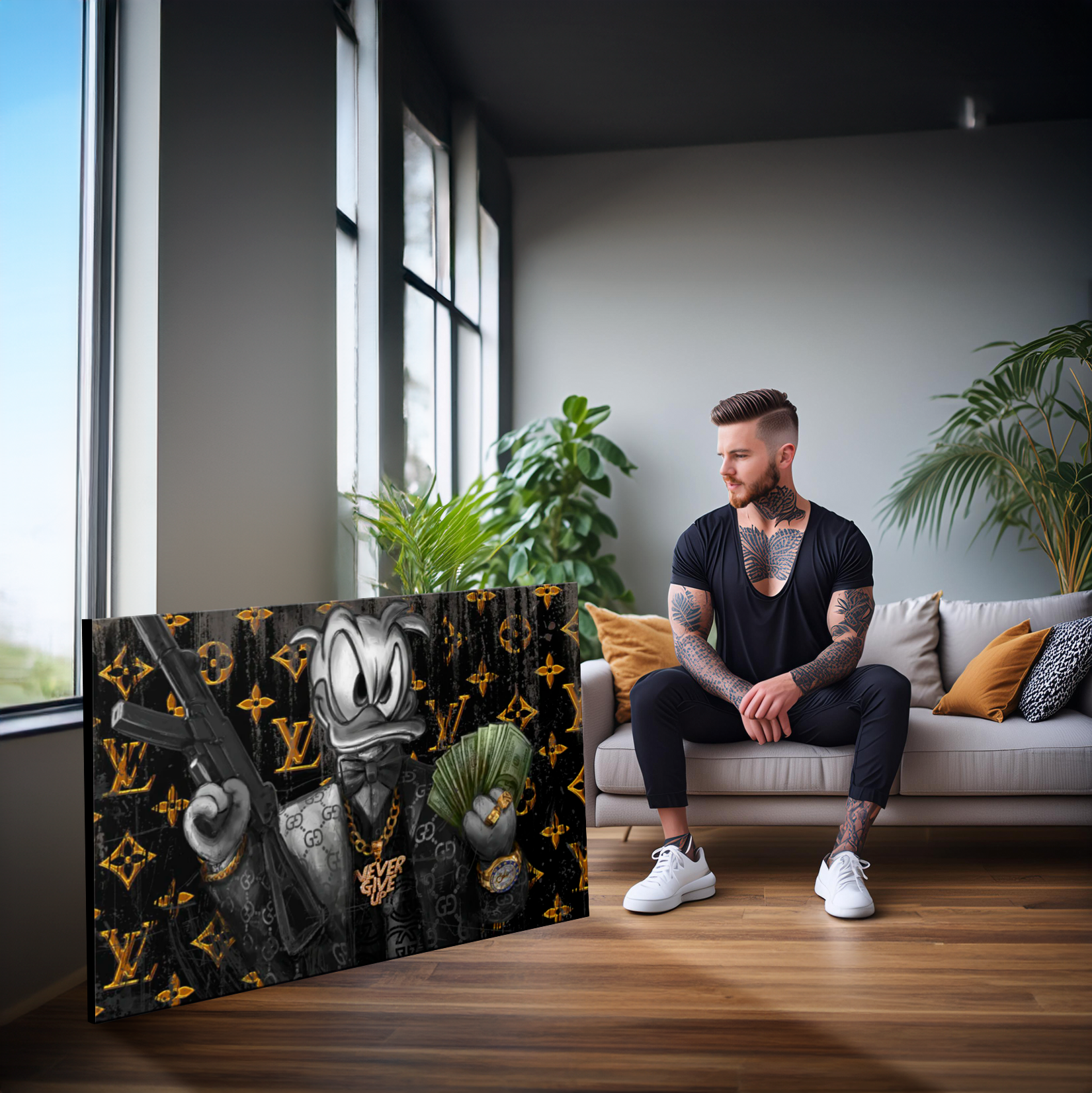 Donald Duck Gemälde