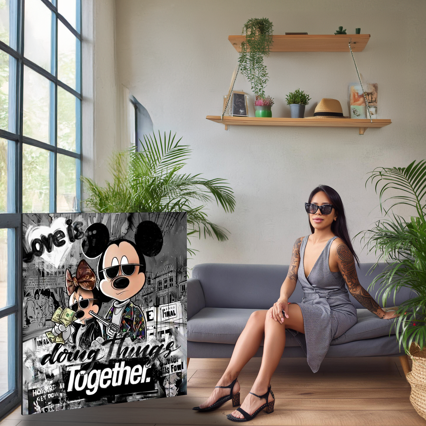 Micky Mouse Gemälde