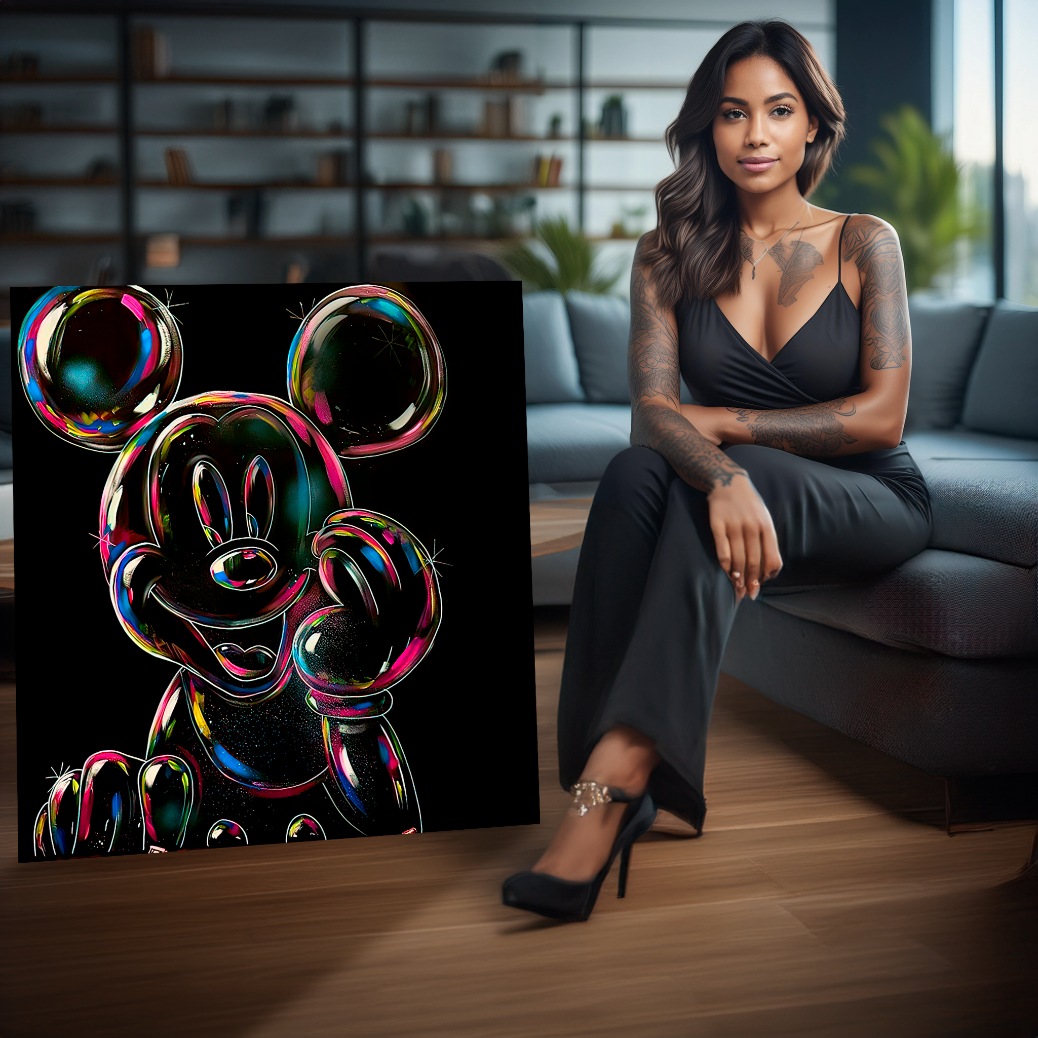 Mickey Mouse Gemälde