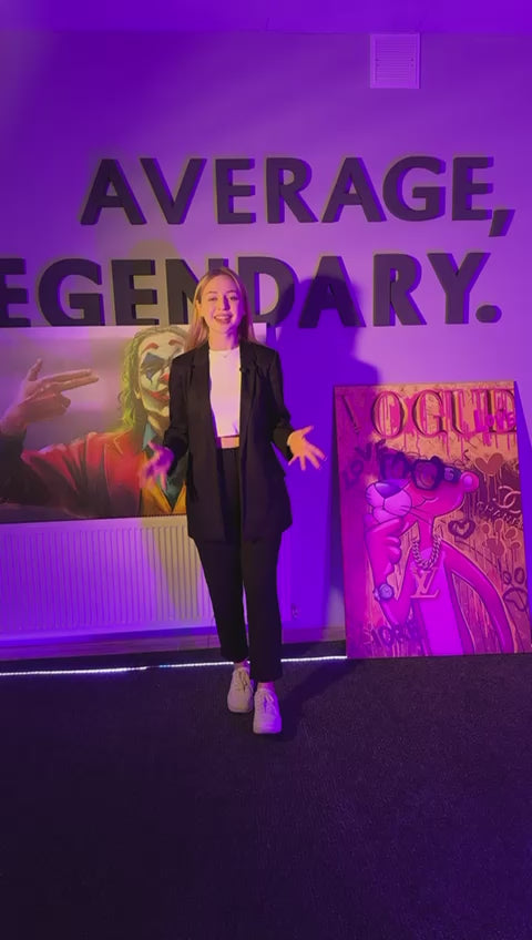 Löwe Gucci Kunstdruck – Exklusives Luxus Wandbild