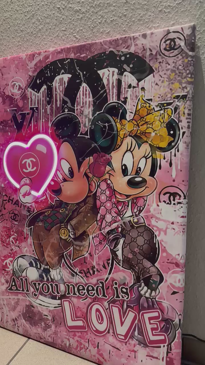 LED Kunst - All you need is Love