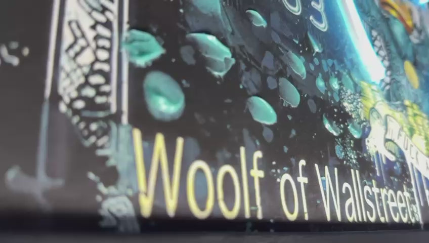 Duck of Wallstreet LED Kunst