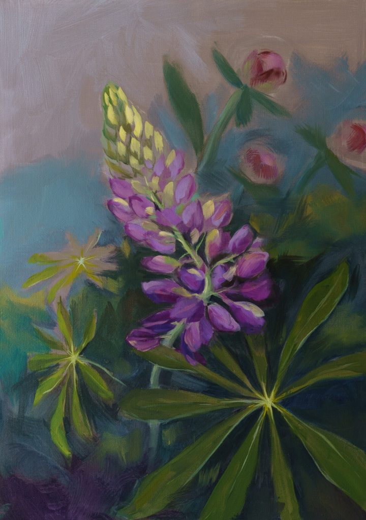 Lupin-composition florale