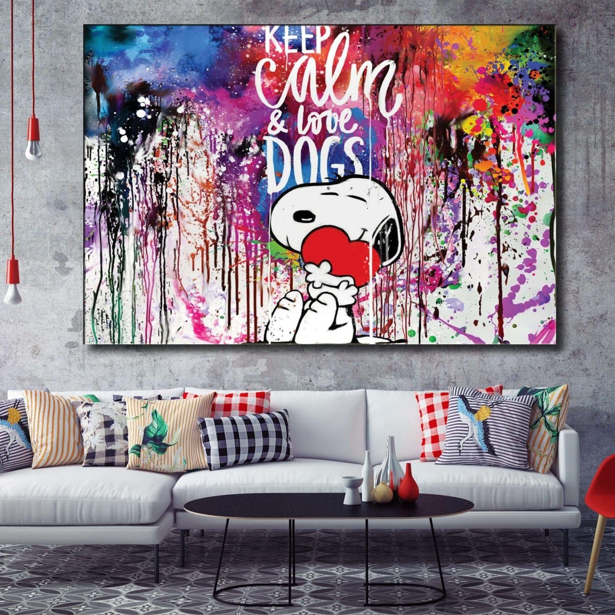 Keep calm and love dogs - 99 PAINTINGS