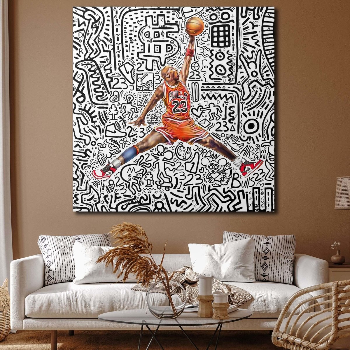 Michael Jordan Gemälde 